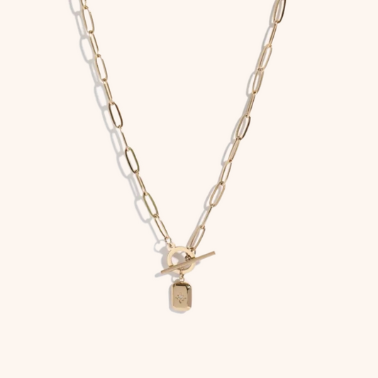 Toggle & Pendant Chain Necklace